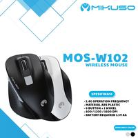 Gambar Mikuso MOS-W102 Mouse Wireless 2.4Ghz 1600DPI - Putih dari Starcomp Solo Kab. Sleman 2 Tokopedia