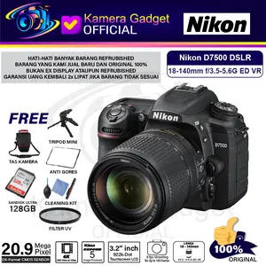 Nikon D7500 DSLR Camera with 18-140mm Lens - ORIGINAL 100%