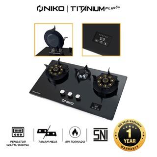 Gambar Kompor Gas 3 Tungku - Niko Titanium Flip 3 Plus l GARANSI RESMI dari Niko Indonesia Kota Administrasi Jakarta Barat Tokopedia