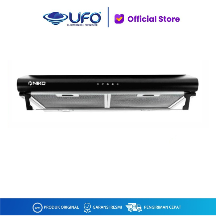 Gambar NIKO COOKER HOOD AREO ACH60A / ACH-60A 60 CM BLACK dari UFO ELEKTRONIKA JABODETABEK Kab. Tangerang Tokopedia