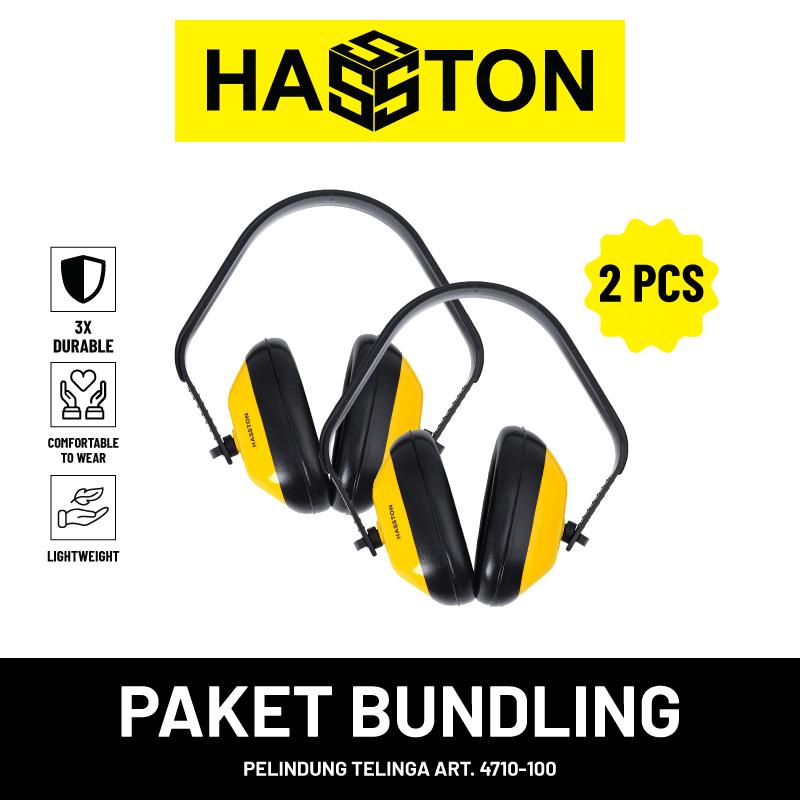 BUNDLING 2Pcs Tutup Kuping / Safety Ear Plug / Earmuff Hasston  (4710) - Type B