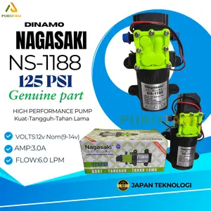 Dinamo Nagasaki Sprayer Elektrik 12v DC Pompa Air Minum Kangen water