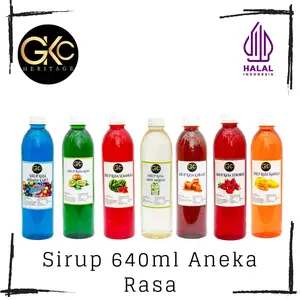 GKC Heritage Sirup Minuman 640ml Aneka Rasa Syrup Konsentrat