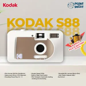 Kodak S88 / S 88 - Motorized Film Camera Reusable 35mm