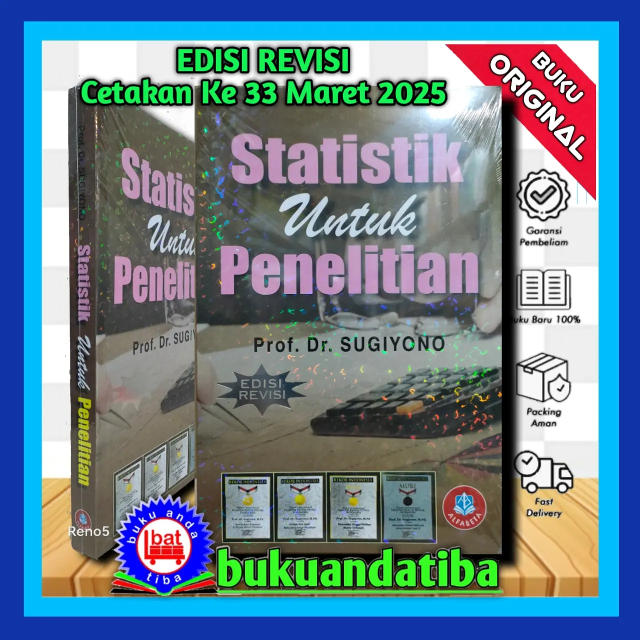 BUKU ORIGINAL - STATISTIKA UNTUK PENELITIAN - Prof. Dr. Sugiyono
