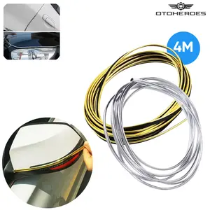 OTOHEROES Lis Dekorasi Interior Dashboard Pintu Mobil Car Decoration Krom Strip 4 Meter
