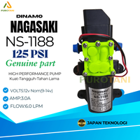 Gambar Dinamo Nagasaki Sprayer Elektrik 12v DC Pompa Air Minum Kangen water dari PUROTANI.ID Kab. Purworejo 3 Tokopedia