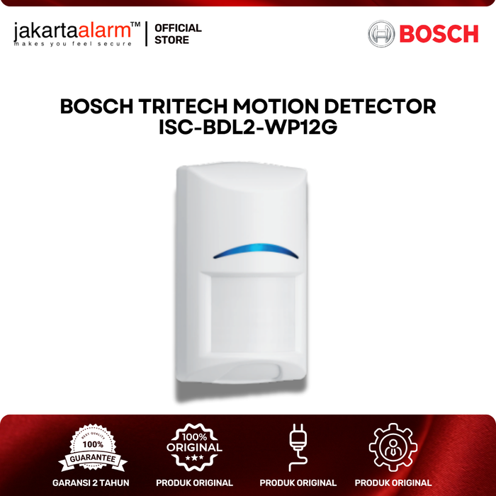 Gambar Sensor Gerak Alarm Anti Maling Passive Infra PIR BOSCH ISC-BDL2-WP12G dari jakartaalarm Official Store Kota Administrasi Jakarta Selatan Tokopedia
