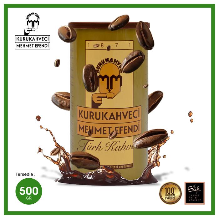 Gambar Kopi Turki / Black Coffee / Kopi HItam Kurukahveci Mehmet Efendi Premium Original Turki Turk Kahvesi Turkish Coffee 250 Gr | 500 Gr | 1/2 Kg - 250 Gr dari Sufi Carpet Kota Administrasi Jakarta Pusat Tokopedia