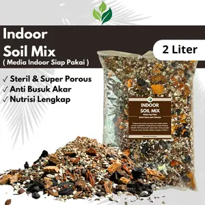 Infarm Florist - 2 Liter Indoor Soil Mix Media Tanam Siap Pakai Untuk Tanaman Hias Dalam Rumah Monstera Philodendron dll