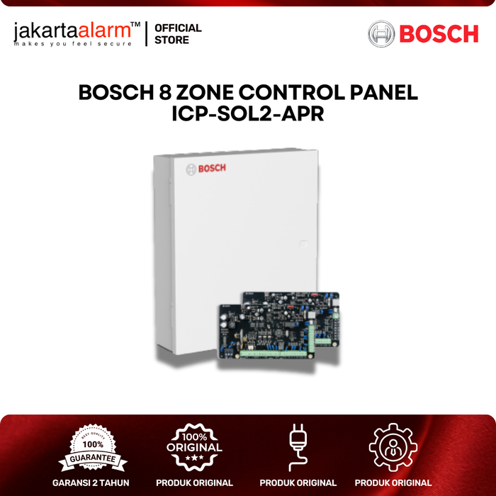 Gambar Control Panel Alarm Anti Maling BOSCH ICP SOL2 APR dari jakartaalarm Official Store Kota Administrasi Jakarta Selatan Tokopedia