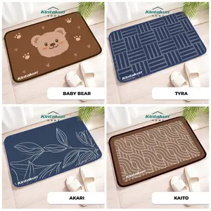 Kintakun Home Keset New Kaki Persegi Anti Slip Nyloon Uk. 40x60 cm