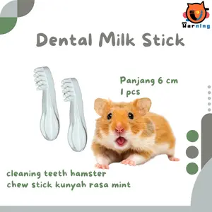 Dental Milk Stick Hamster - Dental Teeth Hamster - Snack Sehat Pembersih Gigi Hamster Rasa Milk