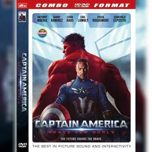 CAPTAIN AMERICAN BRAVE NEW WORLD (2025) - DVD Terbaru