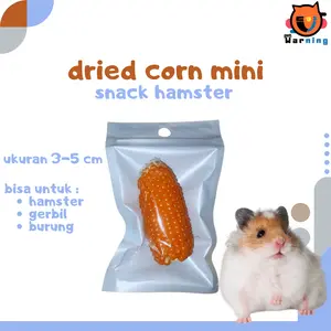 Snack Hamster Dried Corn Mini Jagung Kering - Sehat untuk Hamster Gerbil & Burung Tanpa Pestisida
