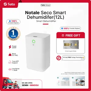 Notale Seco Smart Dehumidifier Serap Kelembapan With Wifi 12L-hari