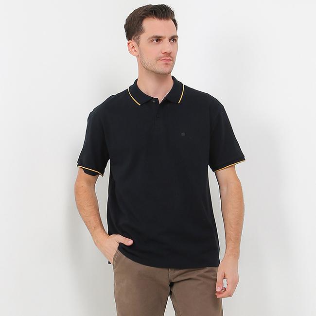 Gambar Obermain Kaos Polo Pria DANNY Black OPA25007BK - S dari Obermain Official Store Kota Tangerang Tokopedia