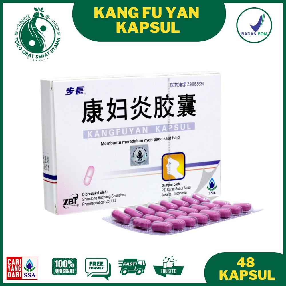 BUCHANG KANGFUYAN JIAONANG / OBAT KEPUTIHAN NYERI HAID / BU CHANG KANG FU YAN JIAO NANG KAPSUL CAPSULES