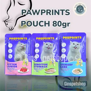 PAWPRINTS Pouch 80gr Makanan Basah Kucing