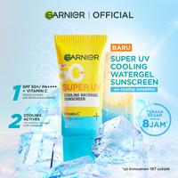 Gambar GARNIER SUPER UV COOLING WATERGEL SUNSCREEN SPF 50+ PA++++ - 30 ml dari Garnier Official Store Kota Tangerang 1 Tokopedia