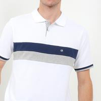Gambar Obermain Kaos Polo Pria DEZMOND White OPA25005WH - L dari Obermain Official Store Kota Tangerang 4 Tokopedia