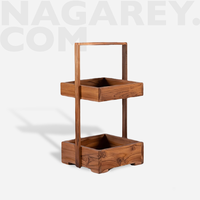 Gambar Taunus Square Rack 2 Tier Natural Teakwood Rak Kotak Kayu Jati 2 Susun Rak penyimpanan Aestethic Serbaguna Toiletteries Toilet Handuk Make Up Organizer Kamar Mandi Ruang Tamu Hiasan Cafe Kafe Restaurant dari NAGAREY Kota Administrasi Jakarta Barat 4 Tokopedia