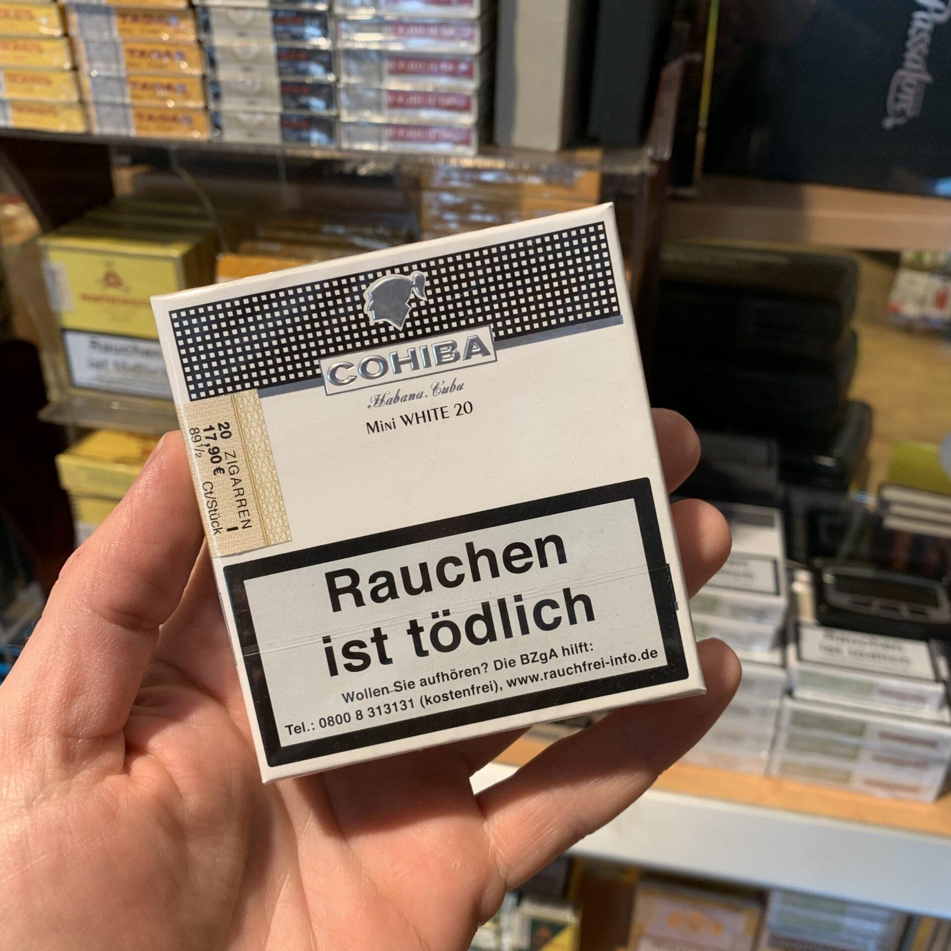 Cohiba Mini White - Box of 5x20 (100) Mini