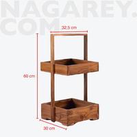 Gambar Taunus Square Rack 2 Tier Natural Teakwood Rak Kotak Kayu Jati 2 Susun Rak penyimpanan Aestethic Serbaguna Toiletteries Toilet Handuk Make Up Organizer Kamar Mandi Ruang Tamu Hiasan Cafe Kafe Restaurant dari NAGAREY Kota Administrasi Jakarta Barat 3 Tokopedia