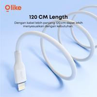 Gambar Olike D205 Kabel Data Charger USB 2.4AFast Charging QC 3.0 D205M D205C D205L - C to Lightning dari Starcomp Solo Kota Surakarta 4 Tokopedia