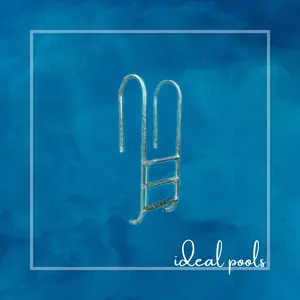 Tangga Stainless 3 Step Kolam Renang Tipe Wall Murro Model U