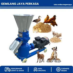 MESIN PELET CETAK PAKAN IKAN HEWAN TERNAK GOLDEN POWER JAPAN SET DINAMO MOTOR 4,5KW 220V