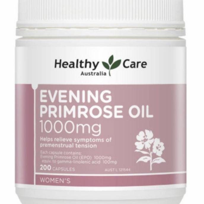 Healthy Care Evening Prime Rose Primerose Oil 1000 Mg 200 Caps