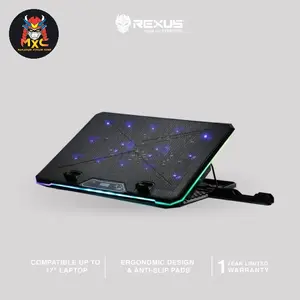 Rexus B165 Cooling Pad Breeze Laptop High Speed Fan RGB