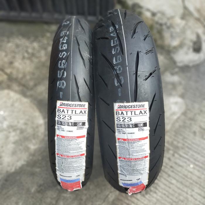 Jual BAN BATTLAX BRIDGESTONE S23 120/70-17 & 160/60 BAN NINJA250
