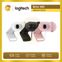 Gambar LOGITECH Webcam Brio 100 Webcam Full HD Shutter Privacy & Built-in Microphone - Graphite dari ATI OFFICIAL STORE Kota Surabaya 1 Tokopedia