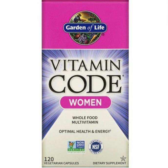 Vitamin Code Women Woman Isi 120 Garden Of Life Multivitamin Wanita