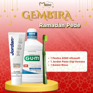 Paket PEDE - Daily Care Package (Sikat gigi, Obat Kumur, Pasta gigi)