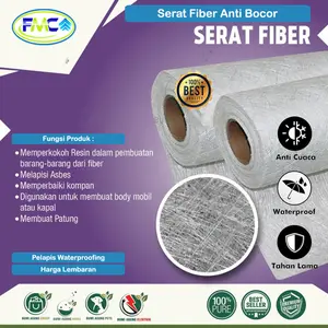 Serat Fiber Aquaproof Anti Bocor Meteran Kasa Penambal Bocor Fiberglass Matt No Drop Polyester Serabut Fiber Glass Mat Pelapis Penutup Lubang Talang Tembok Dinding Kualitas Impor Matt Aquaproof
