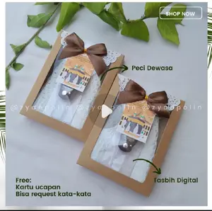 Paket Hampers Peci dan Tasbih Digital