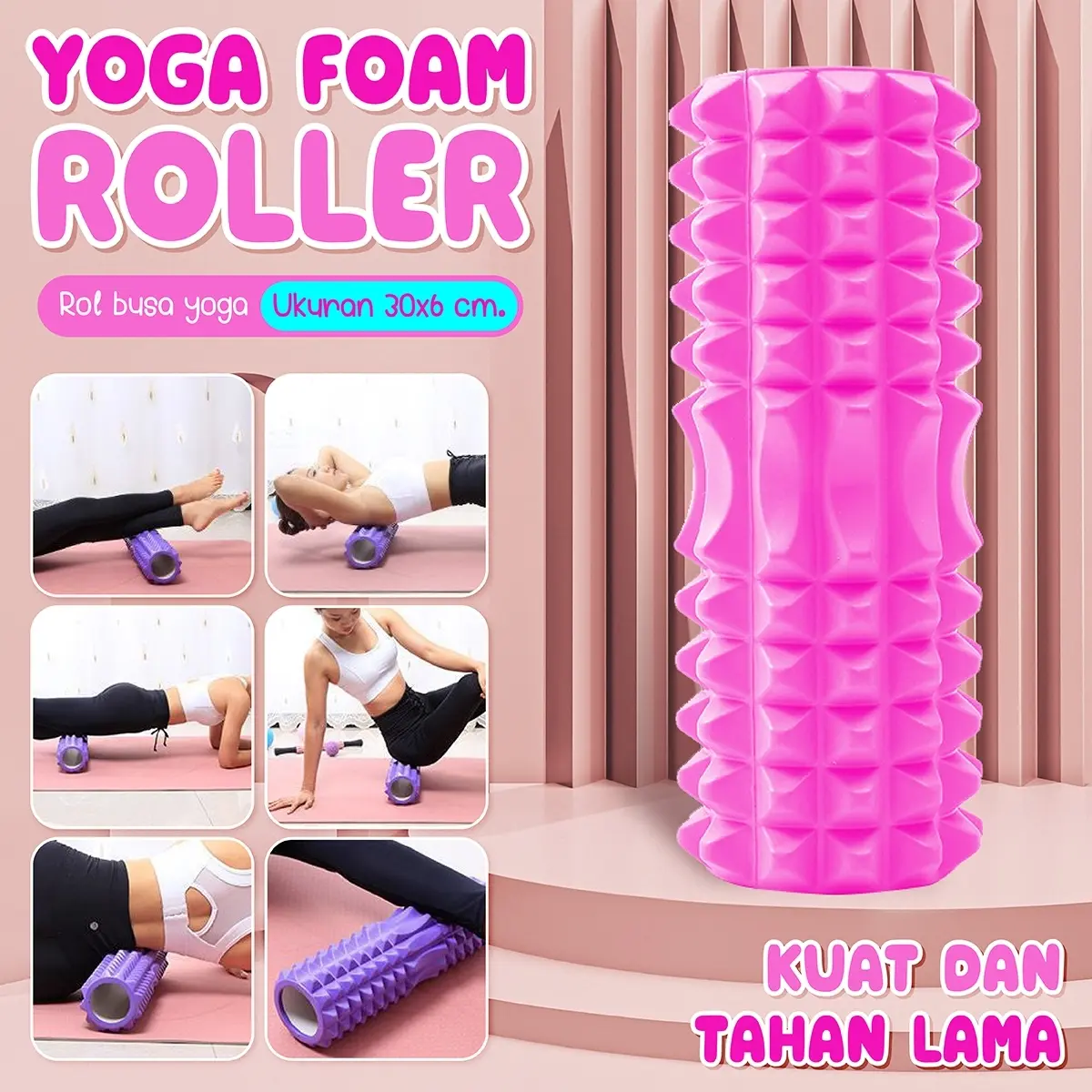 BGsport YOGA FOAM ROLLER YOGA ROLLER FOAM YOGA ROLL MODEL 6001 Alat