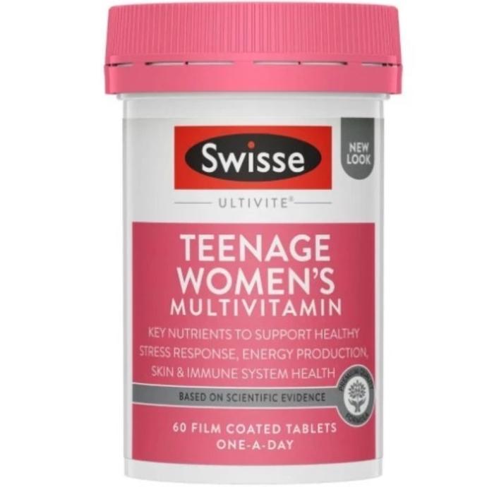 Swisse Teenage Women Women'S Ultivite Multivitamin Wanita 60 Tabs