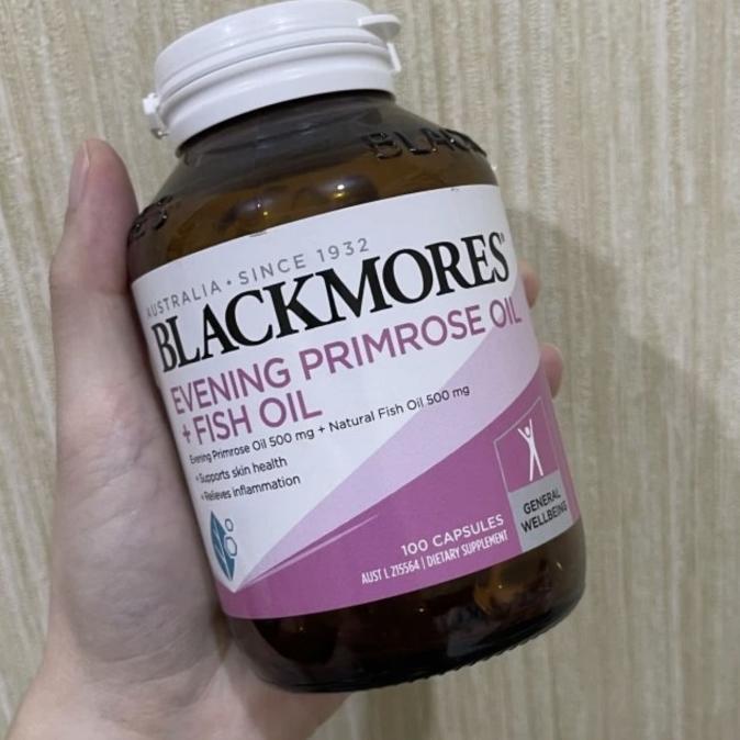 Blackmores Evening Primerose Prime Rose Oil Epo + Fish Oil 100 Bpom