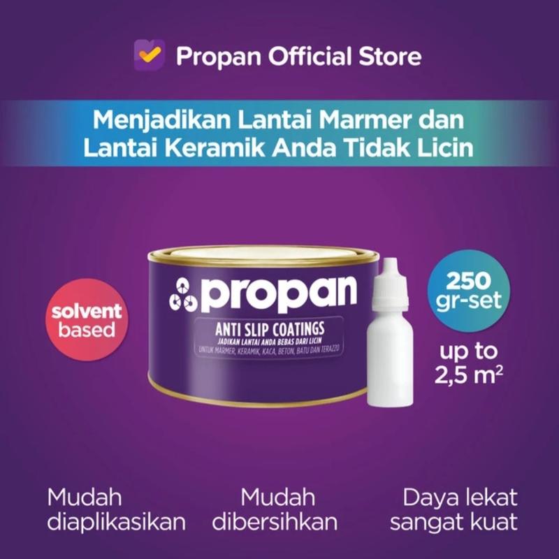 Propan Anti Slip Coatings 0.25 set - 1kg set Cat Pelapis Lantai Anti ...