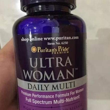 Puritan Puritan'S Pride Daily Multi Multivamin Women Woman 90 Caps