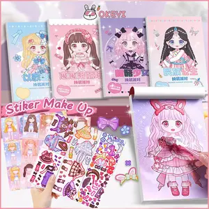 Diy Buku Stiker Change Makeup Princess Style Ketrampilan Dekorasi