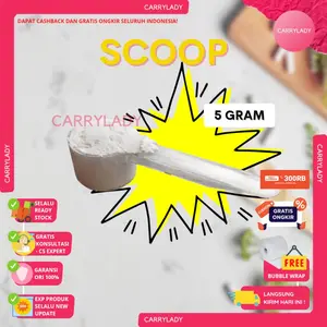 Sedia!! Scoop 5gr untuk Creatine BCAA ukuran 5 gr scop Sendok Takar Suplemen Ori!!
