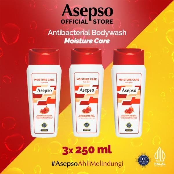 Gambar ASEPSO BUNDLING 3 PCS Sabun Cair Body Wash Moisture Care - 250 ml dari Asepso.id Kota Administrasi Jakarta Barat Tokopedia