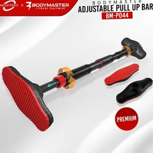 Tergacor BODYMASTER Premium Adjustable Door Pull Up Bar P044 Tiang Pullup Pintu Terbaik