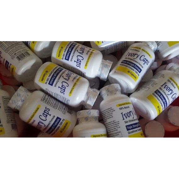 Ivory Caps 1500Mg 60 Capsule Pemutih Kulit Wanita Alami