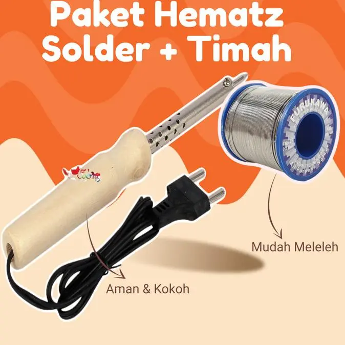 SOLDER Paket Timah / PEMANAS TEMBAGA / Soldering Iron